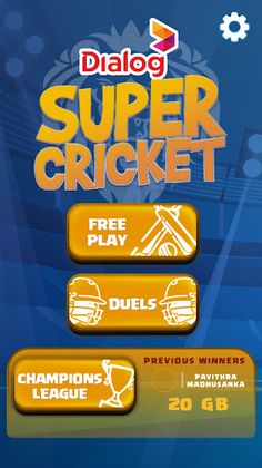 Dialog Super Cricket - Screenshot 1