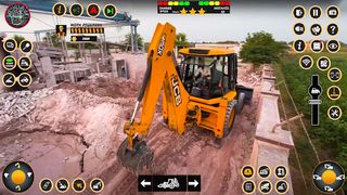 Snow Excavator Game: JCB Games - Screenshot 2
