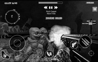 ZOMBIEGRAS:The Video Game B&W - Screenshot 3