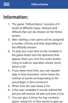 24SumGame - Screenshot 4