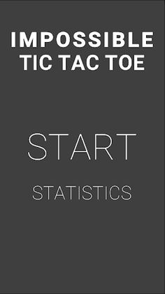 IMPOSSIBLE Tic Tac Toe - Screenshot 1