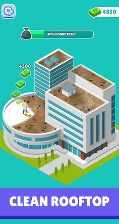 Roof Cleaning Master - Screenshot 1