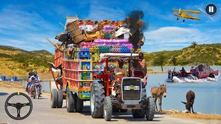 Cargo Tractor Trolley Sim Game - Screenshot 1