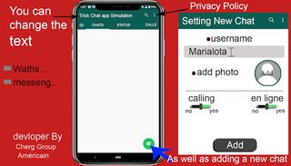 trick chat app simulation, tru - Screenshot 1