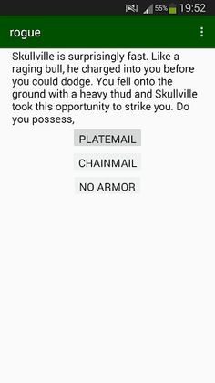 Rogue (text adventure) - Screenshot 2