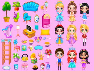 Princess Town Doll House Games - Screenshot 2