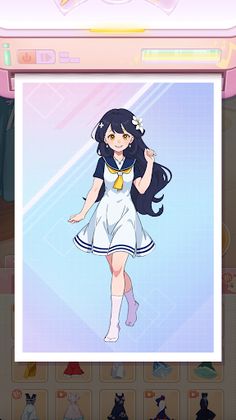 Anime Girl Dress Up Game - Screenshot 4