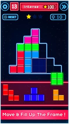Block Puzzle Neon - Screenshot 1