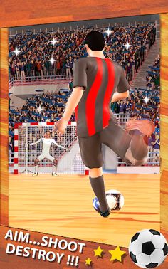 Shoot Goal - Indoor Soccer - Screenshot 1