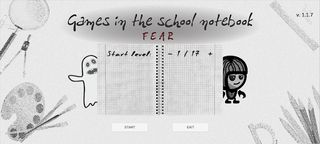 Games in school notebook: Fear - Screenshot 1