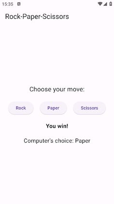 Rock-Paper-Scissors - Screenshot 1