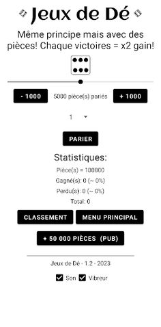 Jeu de Dé - Screenshot 4