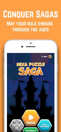 Hexa Puzzle Saga - Screenshot 1