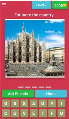 Guess The Country Word Trivia - Screenshot 2