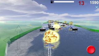 Military aircraft. Sea battle. - Screenshot 1