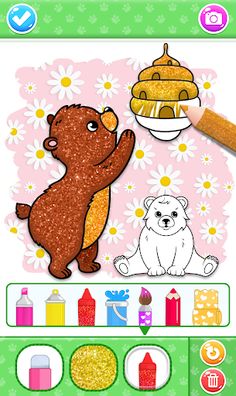 Cute animal coloring pages - Screenshot 2