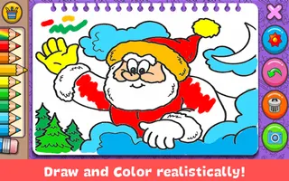 Christmas Coloring Book - Screenshot 1