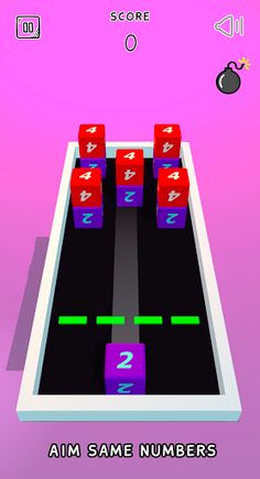 Angry Cube 2048 - Screenshot 1
