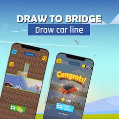 Draw the Bridge: Draw car line - Screenshot 1