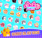 Stacky Cat kawaii runner Game - Screenshot 3