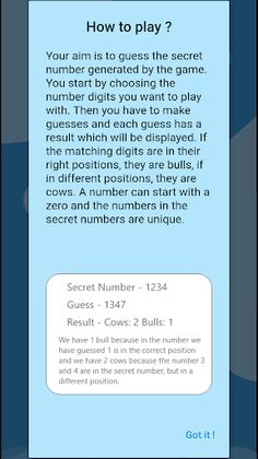 Cows and Bulls - Screenshot 4