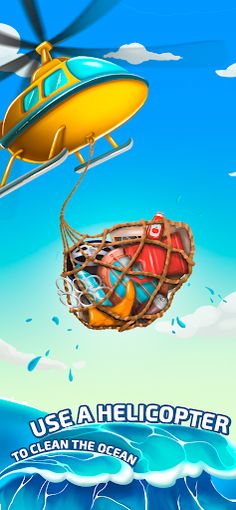 Idle Ocean Cleaner Eco Premium - Screenshot 1