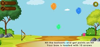 Balloon Bow and Arrow - BBA - Screenshot 1