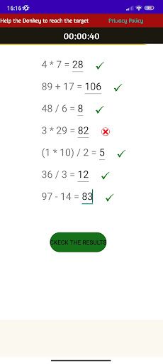 Mathematical Donkey - Screenshot 2