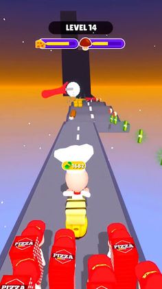 Pizza Fun Run 3D - Screenshot 3