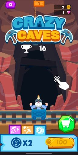 crazy caves - Screenshot 3