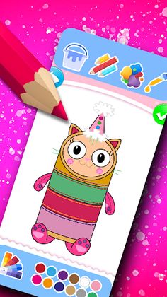 Gaby's Coloring Dollhouse Game - Screenshot 3