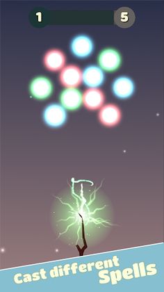 Magic Ball Hit - Swipe Blast - Screenshot 1