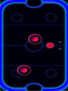 Air Hockey Blue - Screenshot 1
