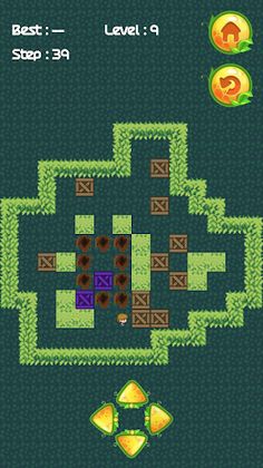Push Box Garden Puzzle Game - Screenshot 2