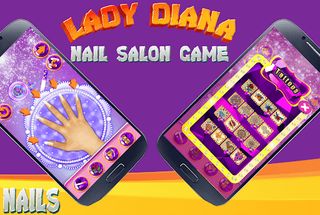 Lady Diana Nail Salon Game - Screenshot 2