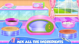 Fruity Ice Cream Cake Cooking - Screenshot 1