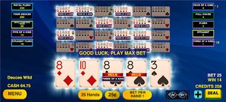 Deuces Wild Multi VideoPoker - Screenshot 1
