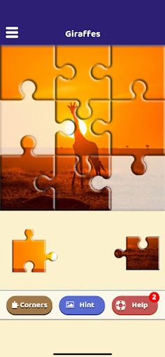 Giraffe Love Puzzle - Screenshot 1