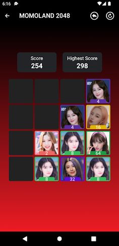 MOMOLAND 2048 Game - Screenshot 3