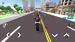Blocky Moto Racing: Bike Rider - Screenshot 1