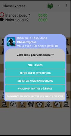 ChessExpress Echecs en ligne - Screenshot 1