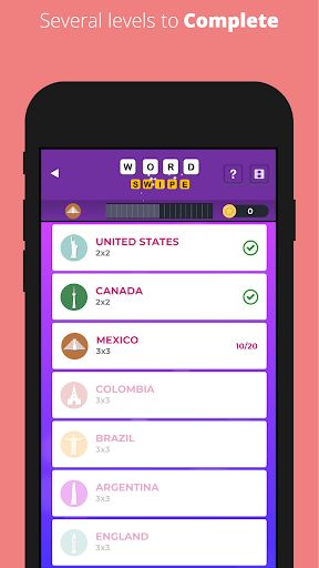 Word Puzzle - Word Swipe Game - Screenshot 3