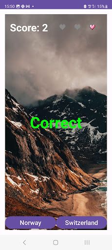 GeoGuess | Fjords vs Alps - Screenshot 1