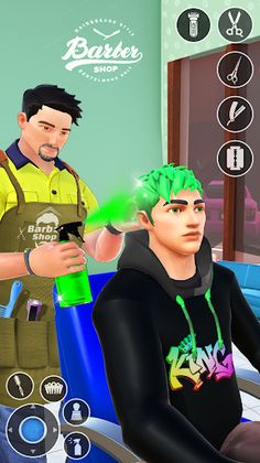 Hair Tattoo: Barber Salon Game - Screenshot 2