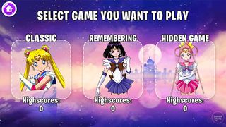 Sailor Moon Game Shadow Puzzle - Screenshot 1