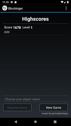 Blockinger - Screenshot 1