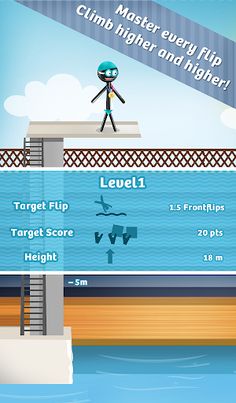 Stickman High Jump Diving Fun - Screenshot 4