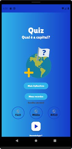 Qual é a Capital? - Quiz - Screenshot 1