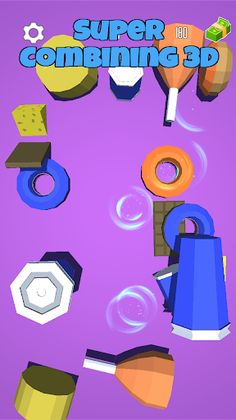 Super Combining 3D: Match Game - Screenshot 1