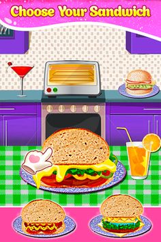 Sandwich Maker Game-Kids Lunch - Screenshot 4